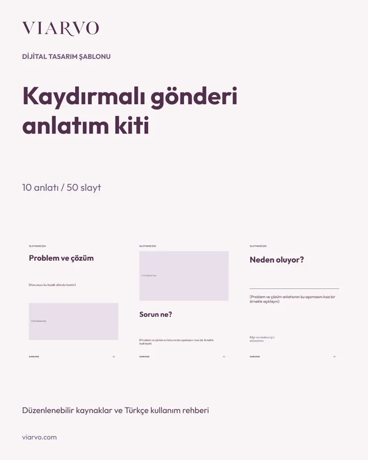 Kaydırmalı Gönderi Anlatım Kiti